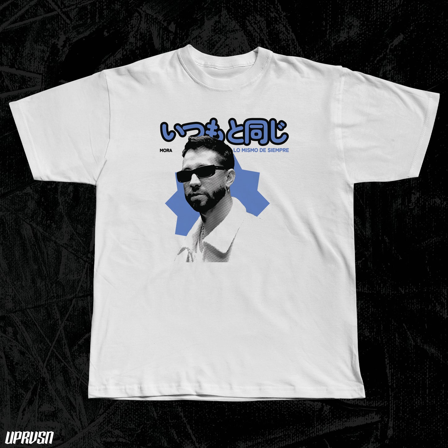 PLAYERA LO MISMO DE SIEMPRE MORA AZUL