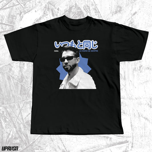 PLAYERA LO MISMO DE SIEMPRE MORA AZUL